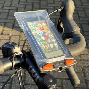 Funda impermeable para teléfono/GPS en el manillar de Aquapac
